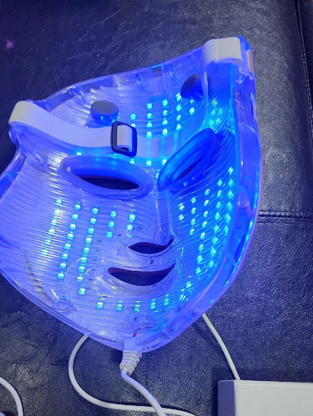 LED Facial Mask for Skin Rejuvenation - Rose Gold